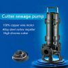 gnwq alloy cutter sewage submersible pump